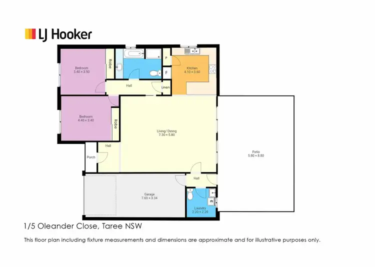 Fourth view of Homely semi-detached listing, 1/5 Oleander Close, Taree NSW 2430