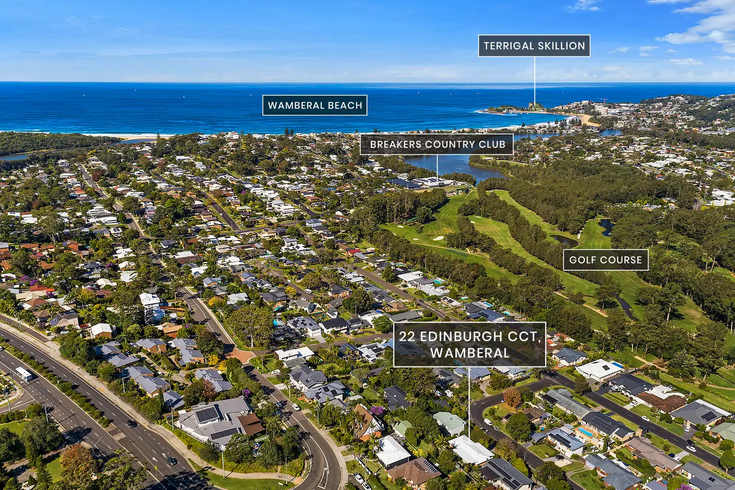 Main view of Homely house listing, 22 Edinburgh Circuit, Wamberal NSW 2260