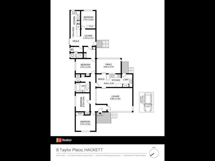 Third view of Homely house listing, 8 Taylor Place, Hackett ACT 2602