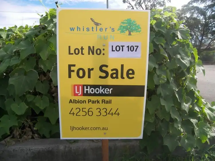 Lot 107 Whistlers Run, Albion Park NSW 2527