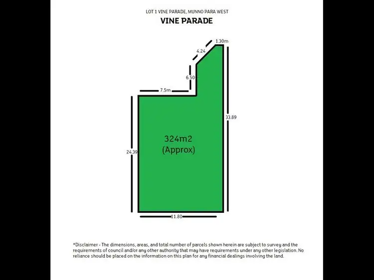 Lot 1 Vine Parade, Munno Para West SA 5115