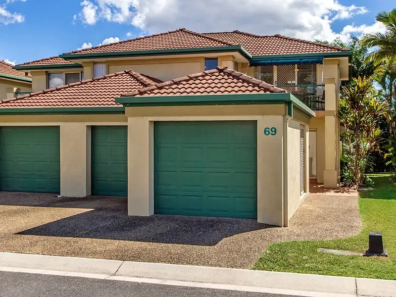 Main view of Homely townhouse listing, Unit 69/152 Palm Meadows Drive, Carrara QLD 4211