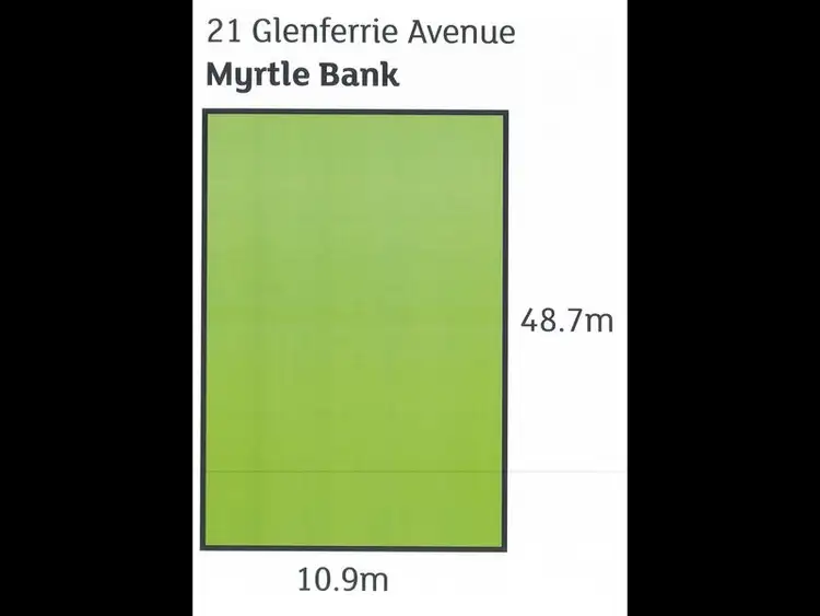 Main view of Homely land listing, 21 Glenferrie Avenue, Myrtle Bank SA 5064