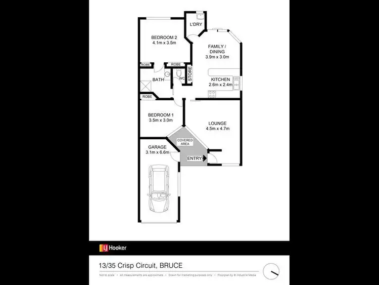 Fifth view of Homely townhouse listing, 13/35 Crisp Circuit, Bruce ACT 2617