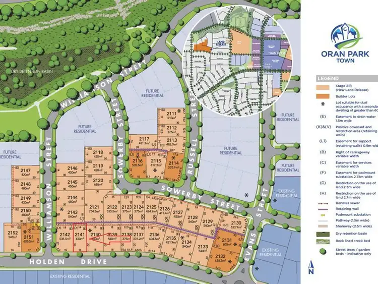 Main view of Homely land listing, Lot 2141 Holden Drive, Oran Park NSW 2570