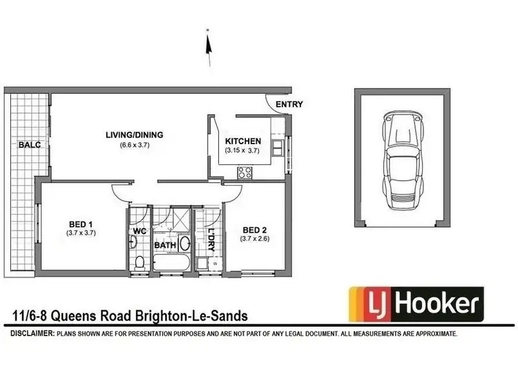 Seventh view of Homely apartment listing, 11/6-8 Queens Road, Brighton-le-sands NSW 2216