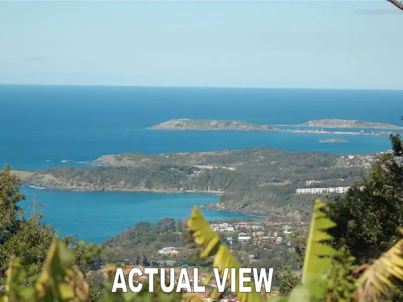 Main view of Homely land listing, 411 The Mountain View Way, Sapphire Beach NSW 2450