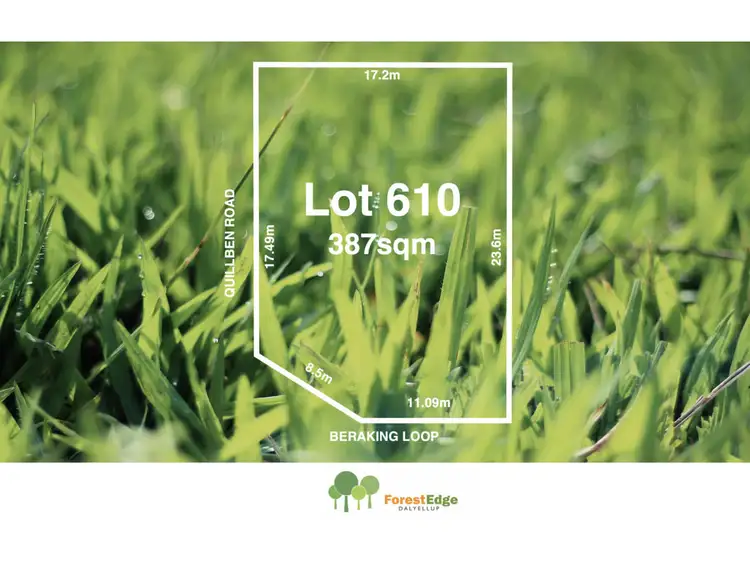 Main view of Homely land listing, Lot 610 Beraking Loop, Dalyellup WA 6230