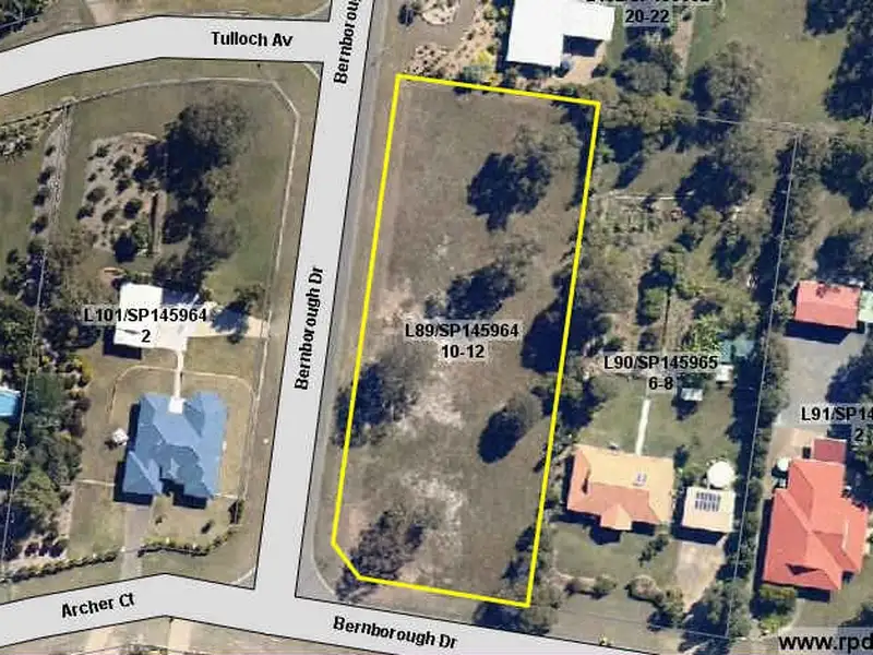 Main view of Homely land listing, 10 to 12 Bernborough Drive, Barmaryee QLD 4703