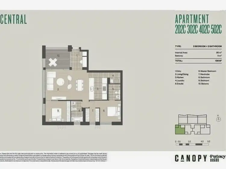 Sixth view of Homely apartment listing, 402C/245 Morrison Road, Putney NSW 2112