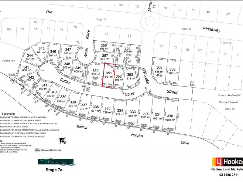 Main view of Homely land listing, 351/ Cullen Court (Stage 7a), Ballina NSW 2478