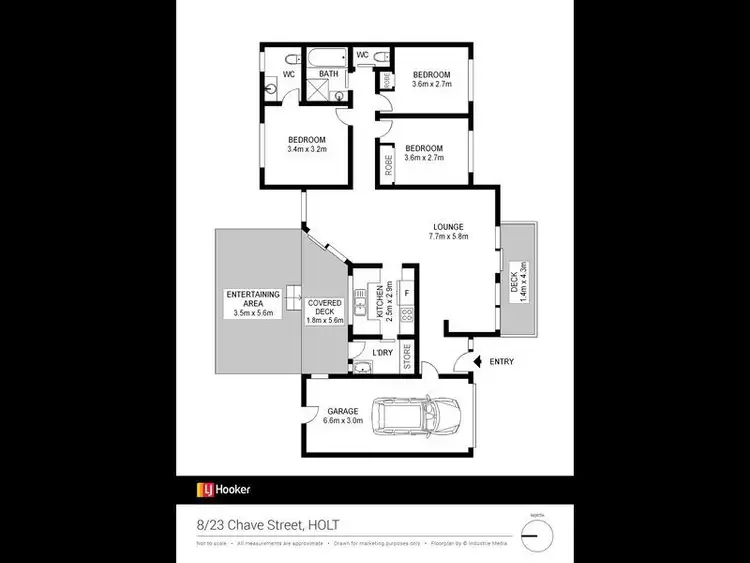 Third view of Homely townhouse listing, 8/23 Chave Street, Holt ACT 2615