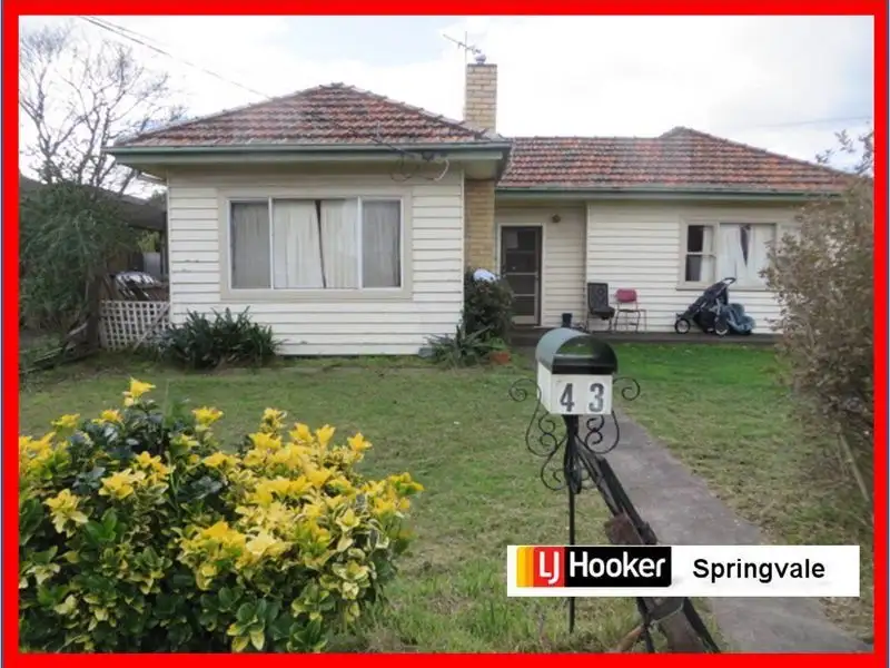 Main view of Homely house listing, 43 ASH GROVE, Springvale VIC 3171