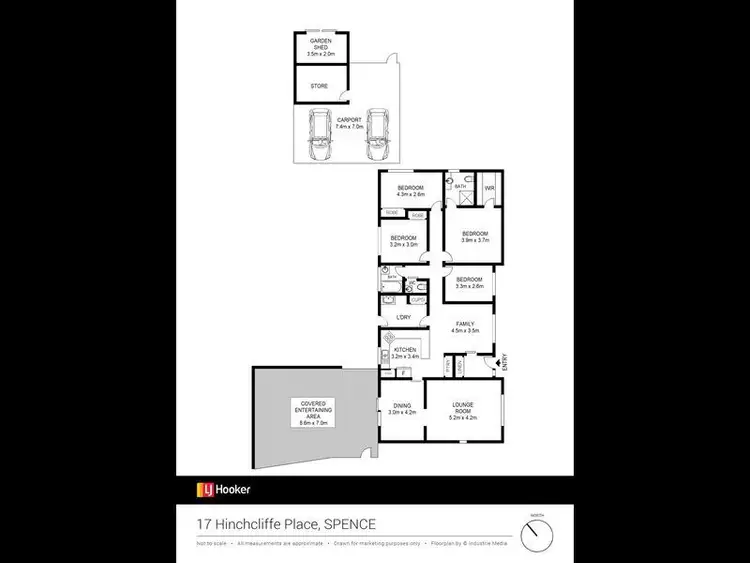 Third view of Homely house listing, 17 Hinchcliffe Place, Spence ACT 2615