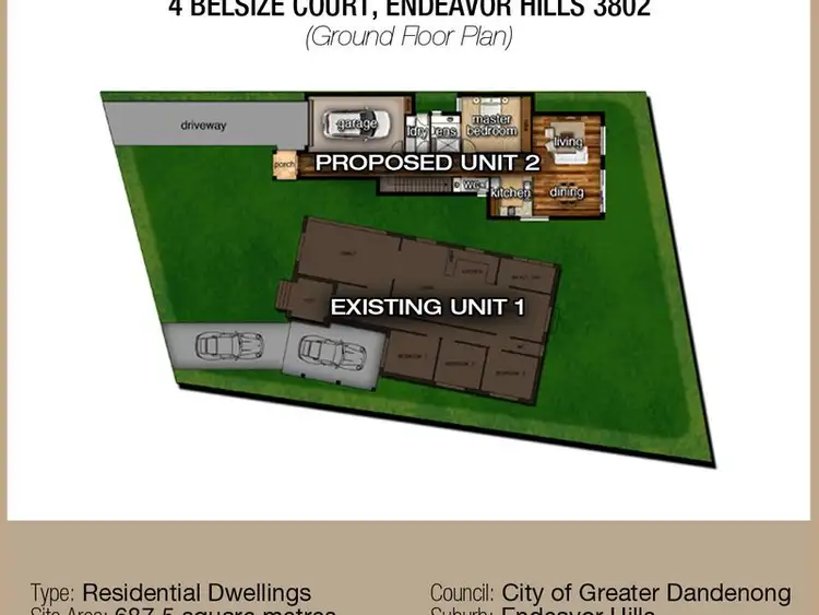 Fifth view of Homely townhouse listing, 4A Belsize Court, Endeavour Hills VIC 3802