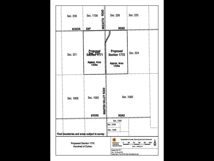 Second view of Homely land listing, 390 Acacia Gap Road, Acacia Hills NT 822