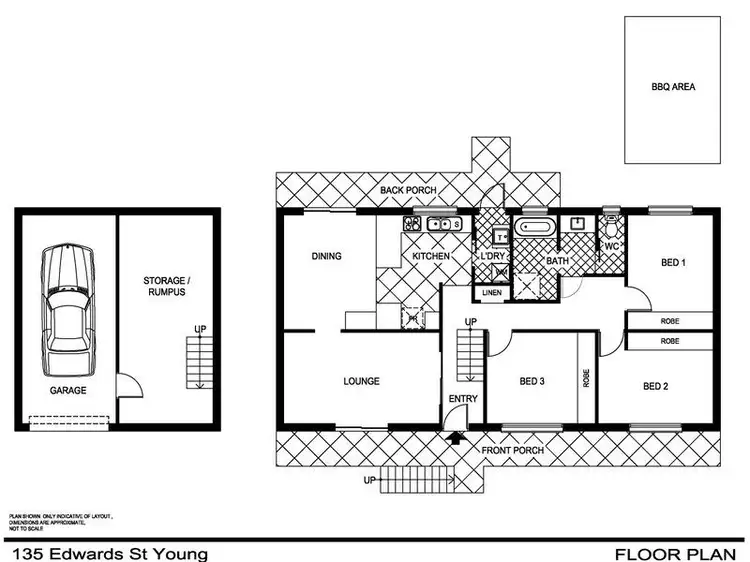 Second view of Homely house listing, 135 Edwards Street, Young NSW 2594