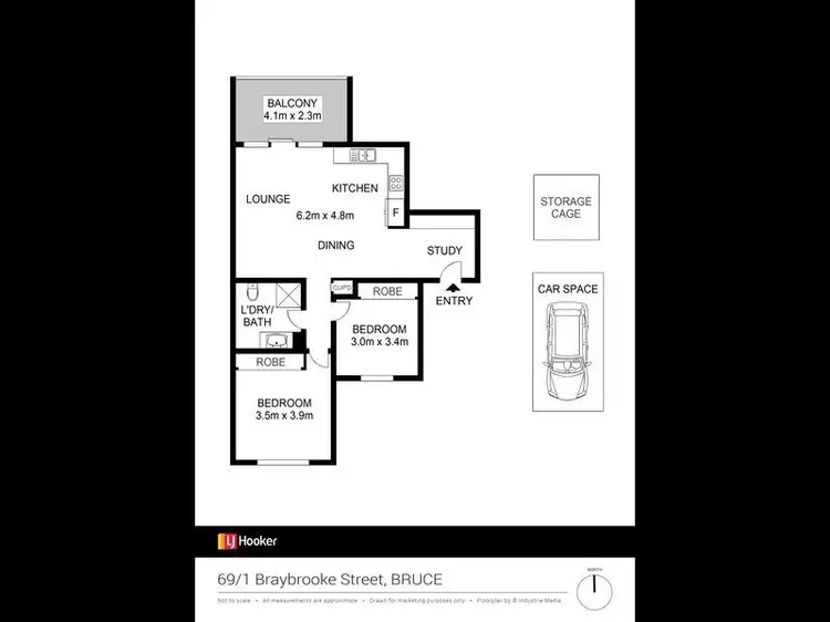 Third view of Homely apartment listing, 69/1 Braybrooke Street, Bruce ACT 2617