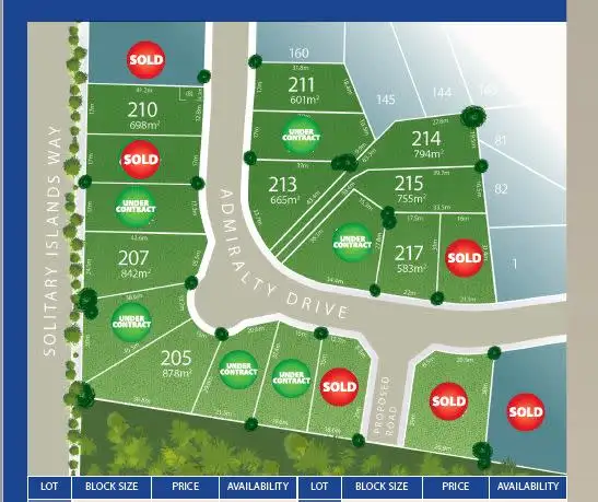 Lot 208 Admiralty Drive - Stage 11, Safety Beach NSW 2456