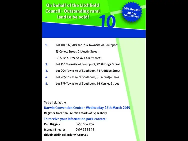 Third view of Homely land listing, 56 Kersley Street, Southport NT 822