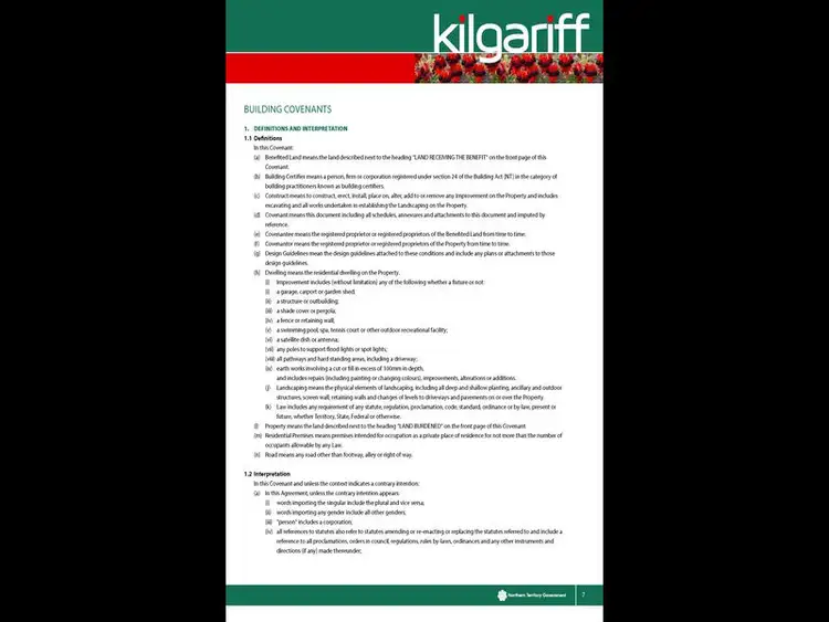 Seventh view of Homely land listing, 7285/Kilgariff Newest Suburb, Alice Springs NT 870