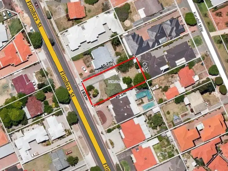 Main view of Homely land listing, 318 Flinders St, Nollamara WA 6061