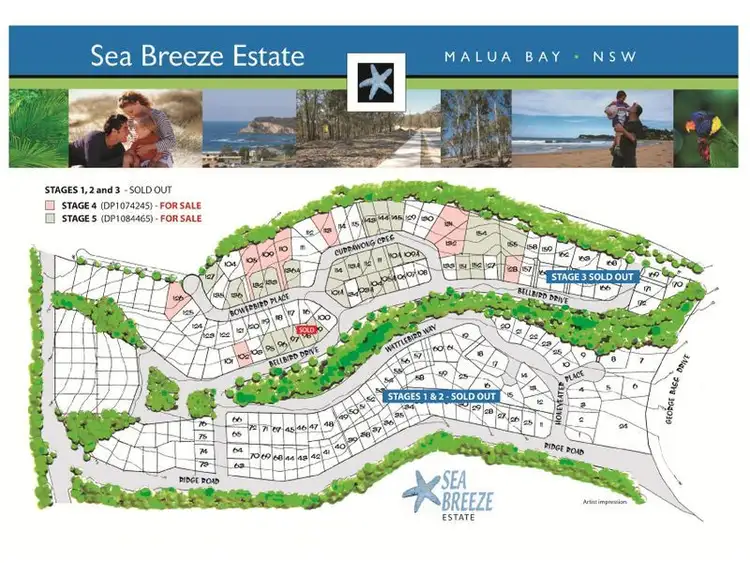 Second view of Homely land listing, Lot 113 Currawong Cres - Sea Breeze -Stage 4, Malua Bay NSW 2536