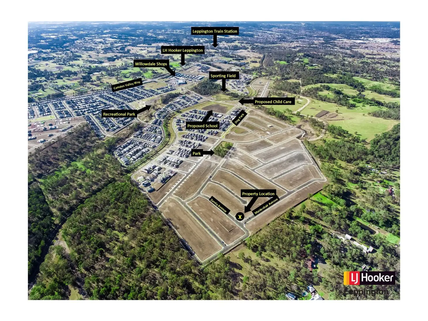 Main view of Homely land listing, 84 Maidenhair Avenue, Denham Court NSW 2565