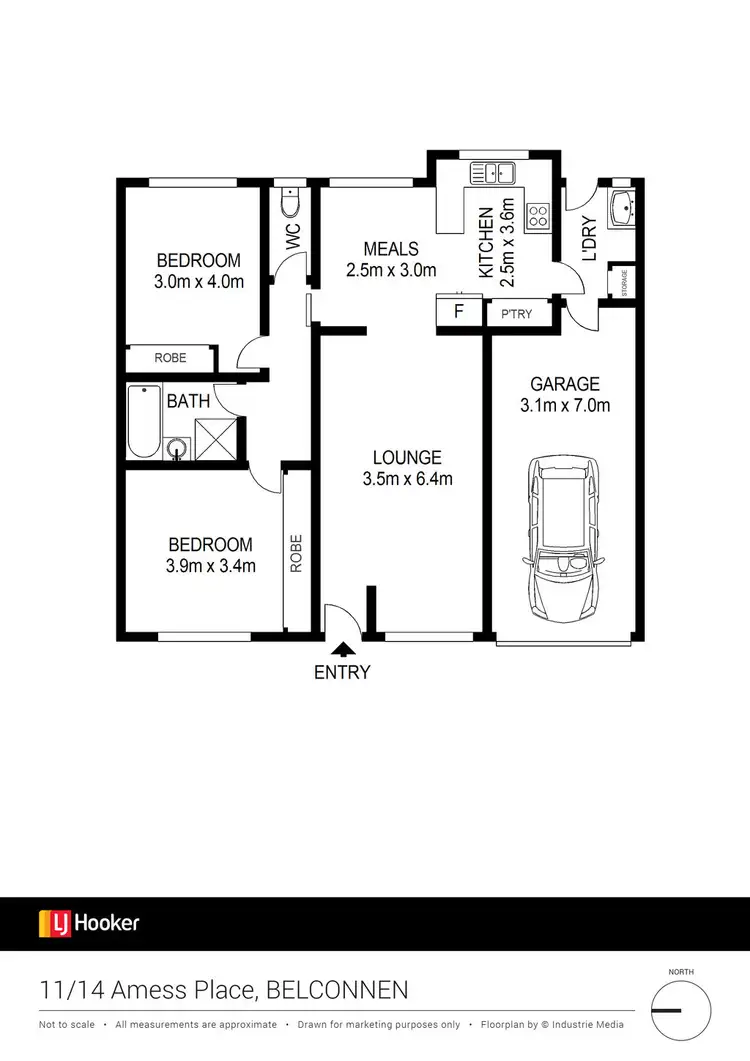 Fourth view of Homely townhouse listing, 11/14 Amess Place, Belconnen ACT 2617