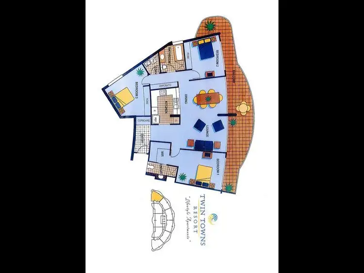 Third view of Homely apartment listing, 1403/2 Stuart Street, Tweed Heads NSW 2485