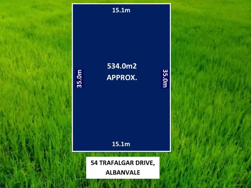 Main view of Homely land listing, 54 Trafalgar Street, Albanvale VIC 3021