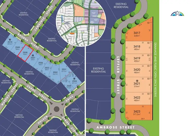 Main view of Homely land listing, Lot 2508 Bourne Ridge, Oran Park NSW 2570