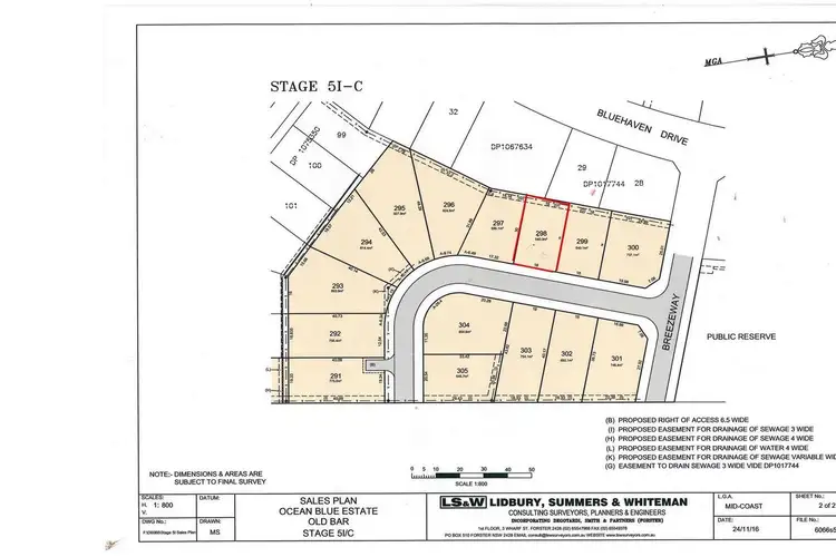 Second view of Homely land listing, Lot 298 'The Sanctuary', Old Bar NSW 2430