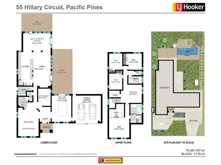 Sixth view of Homely house listing, 55 Hillary Circuit, Pacific Pines QLD 4211