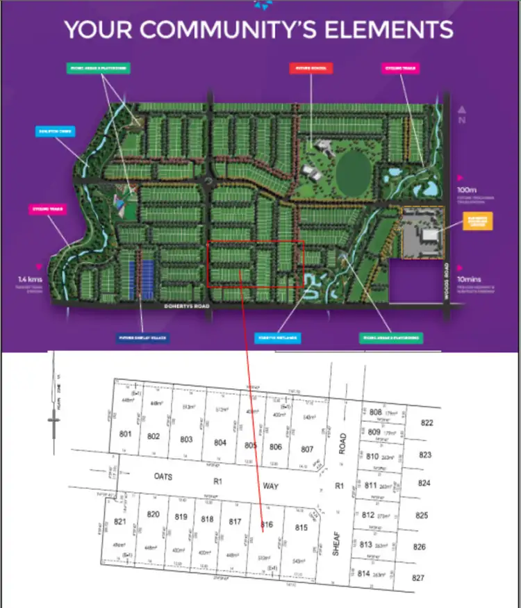 Second view of Homely land listing, * Woods Road, Truganina VIC 3029