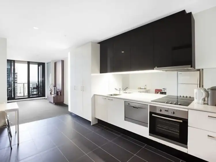 Second view of Homely apartment listing, 3218/220 Spencer Street, Melbourne VIC 3000