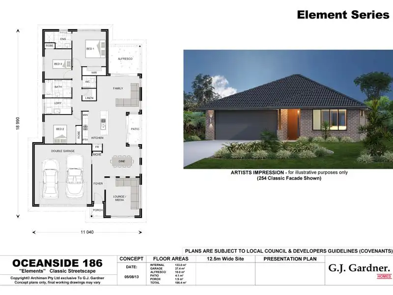 Main view of Homely land listing, 1 Rosedale Place, Tinonee NSW 2430