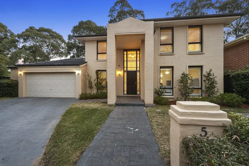 Main view of Homely house listing, 5 Lancaster Way, West Pennant Hills NSW 2125