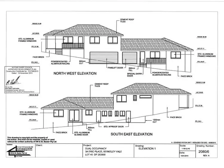 Second view of Homely semi-detached listing, 1/3A Eric Place, Berkeley Vale NSW 2261