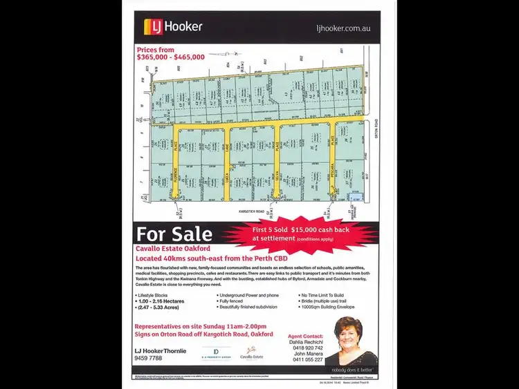 Third view of Homely land listing, Lot 44 Florence Place, Oakford WA 6121
