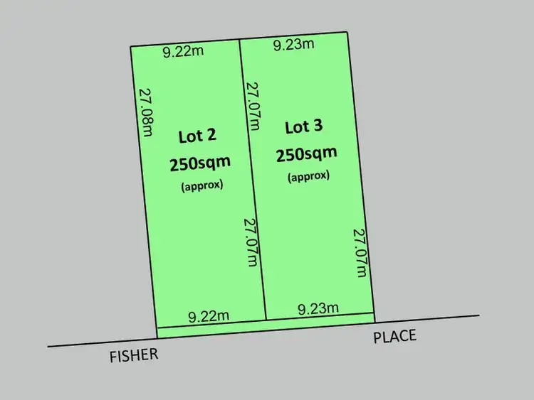 Lot 2 & 3 Fisher Place, Mile End SA 5031