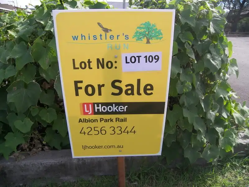 Main view of Homely land listing, Lot 109 Whistlers Run, Albion Park NSW 2527
