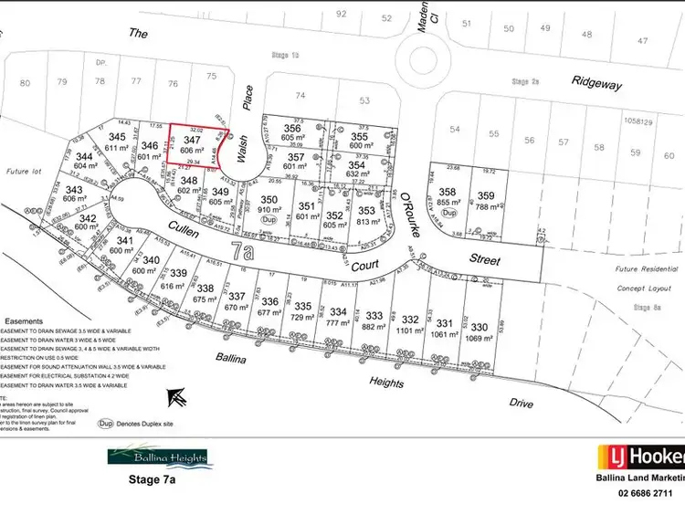 Second view of Homely land listing, 347/ Walsh Place (Stage 7a), Ballina NSW 2478