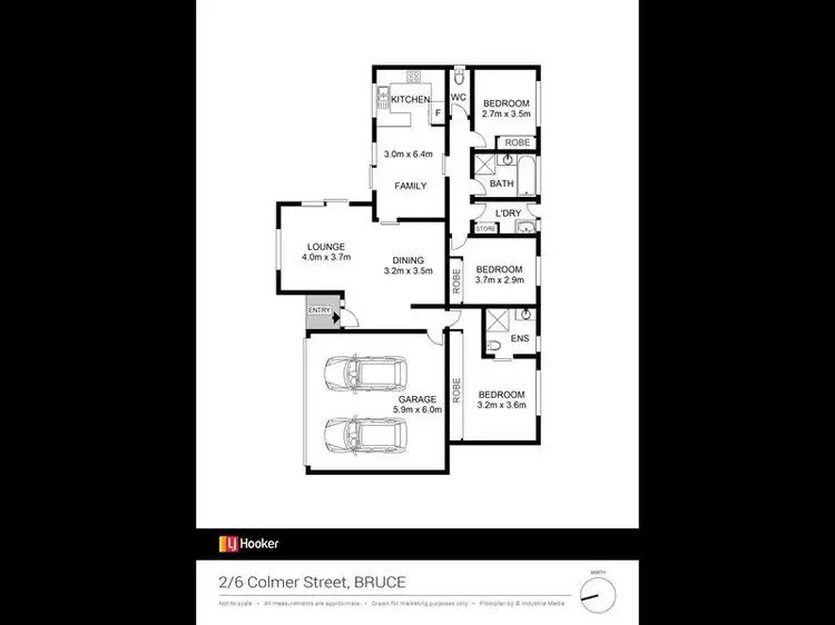 Third view of Homely townhouse listing, 2/6 Colmer Street, Bruce ACT 2617
