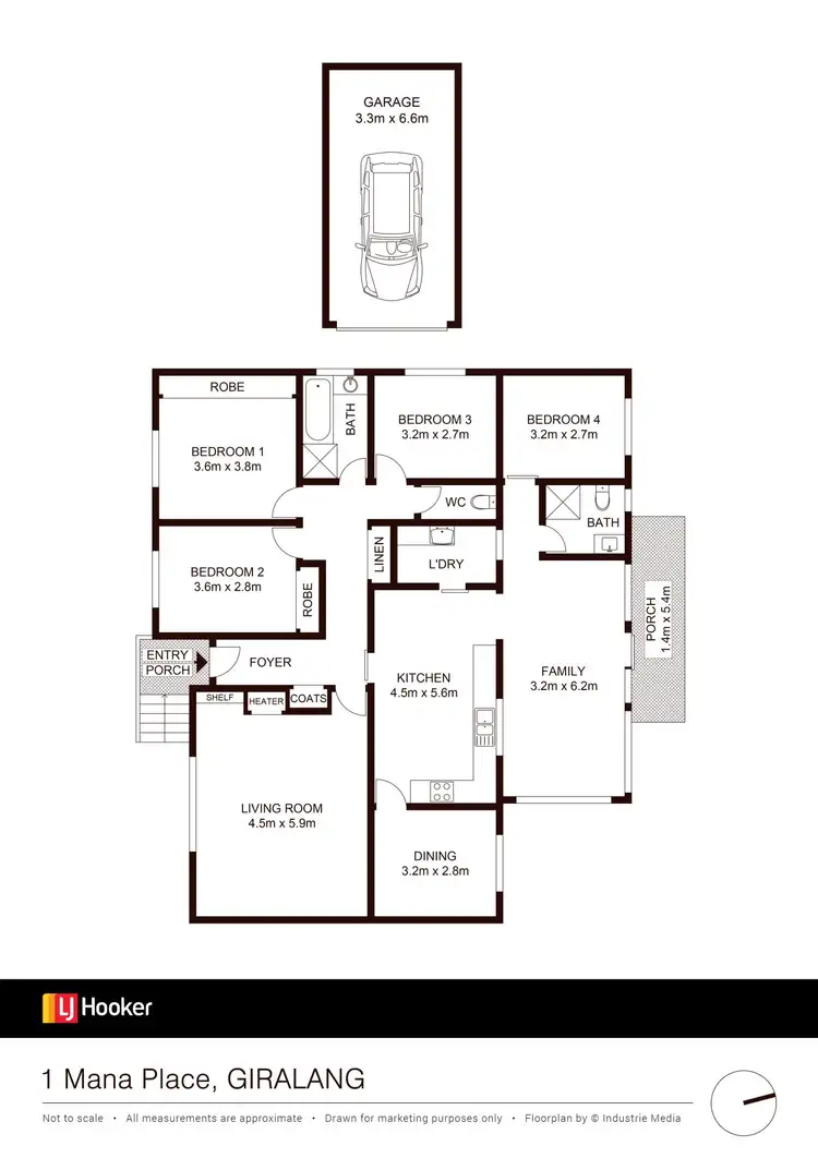 Fourth view of Homely house listing, 1 Mana Place, Giralang ACT 2617