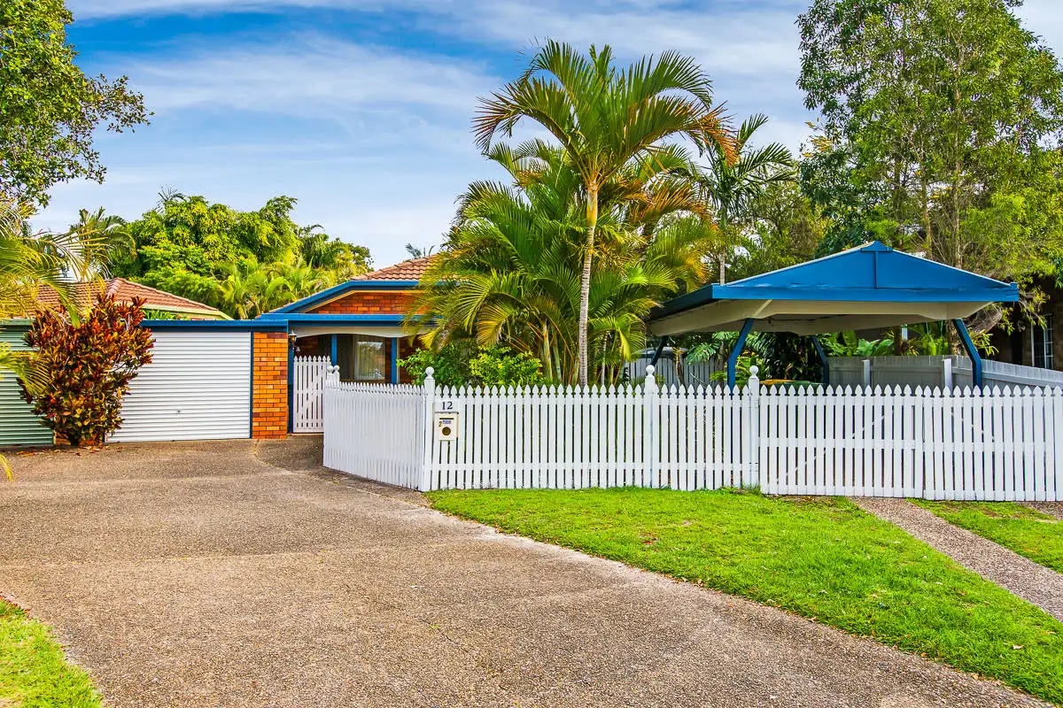 Main view of Homely semi-detached listing, 2/12 Warrie Close, Paradise Point QLD 4216