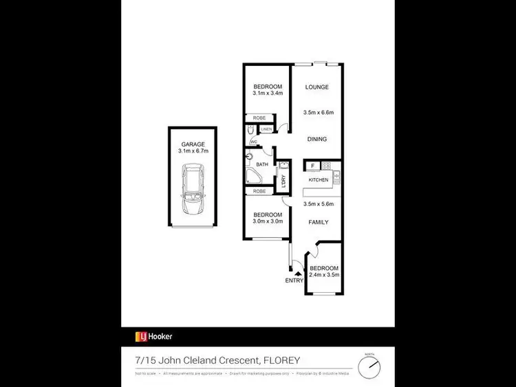 Fourth view of Homely townhouse listing, 7/15 John Cleland Crescent, Florey ACT 2615
