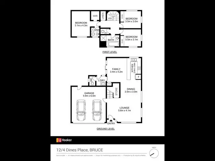 Third view of Homely townhouse listing, 12/4 Dines Place, Bruce ACT 2617