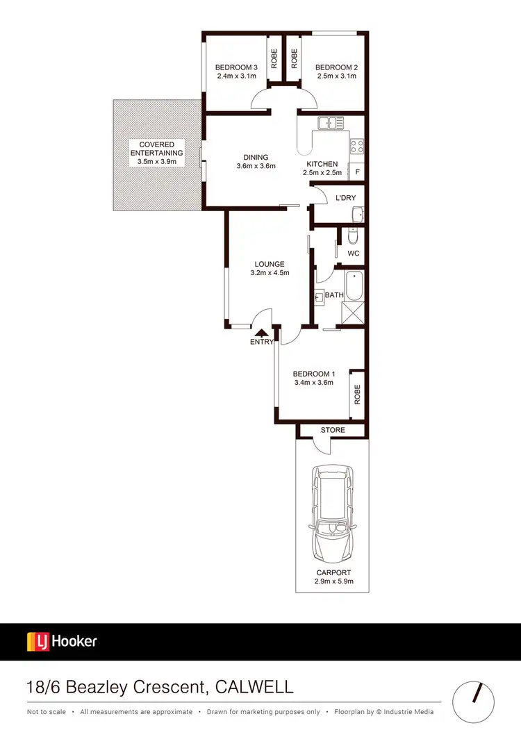 Fourth view of Homely townhouse listing, 18/6 Beazley Crescent, Calwell ACT 2905
