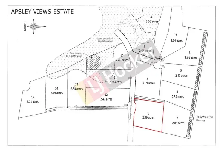Fifth view of Homely land listing, Lot 1 George Thomas Close, The Lagoon NSW 2795